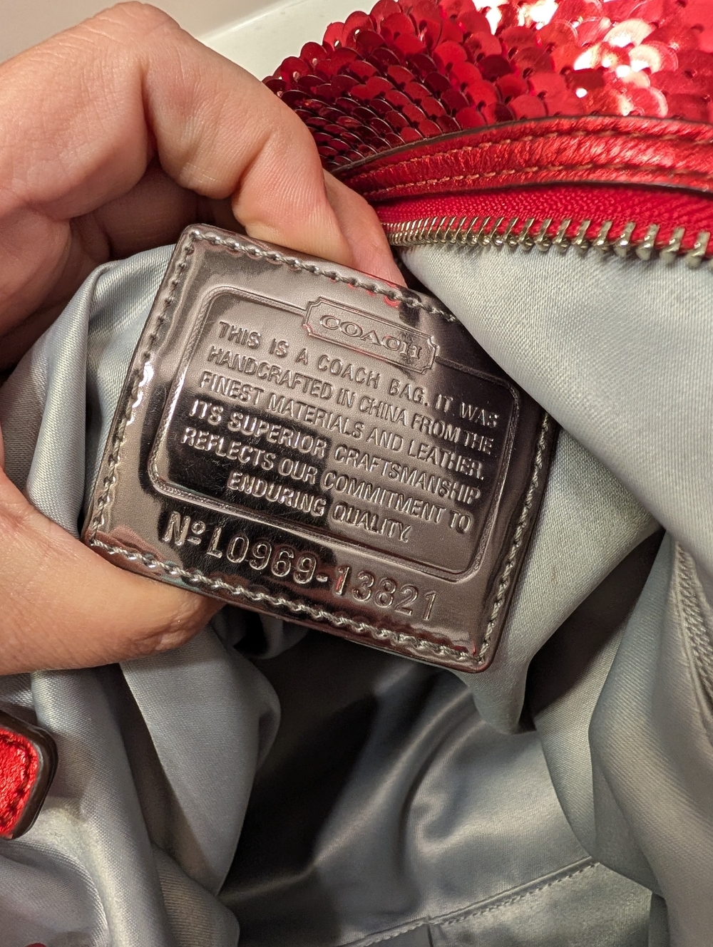 🥰 Vintage Y2K Rare Coach Poppy Spotlight Limited Edition #13821 Crossbody Bag ❤ - Picture 15 of 16